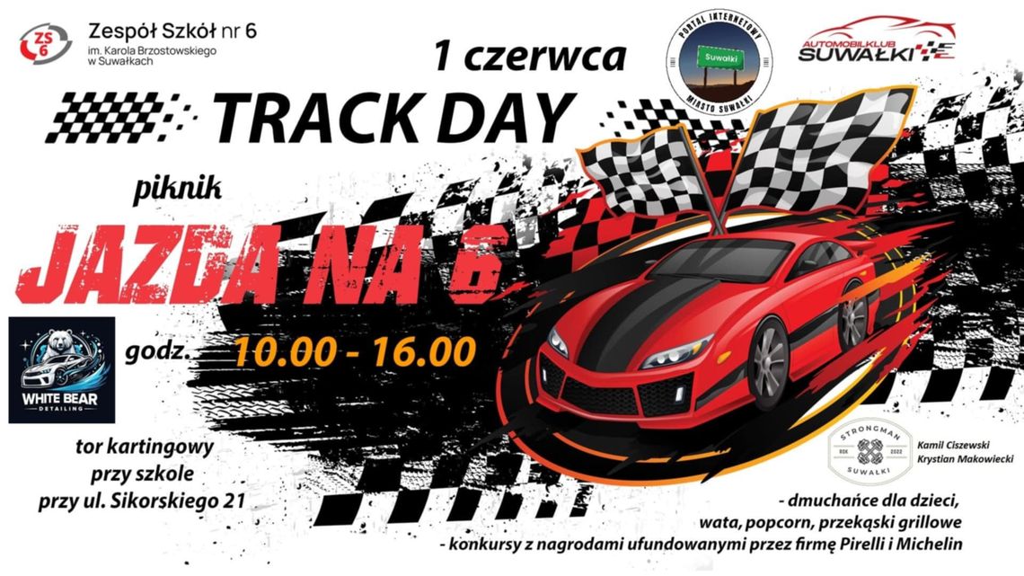 🏎️ Track Day + Piknik Motoryzacyjny = Idealny Dzień Dziecka na Torze w Suwałkach!