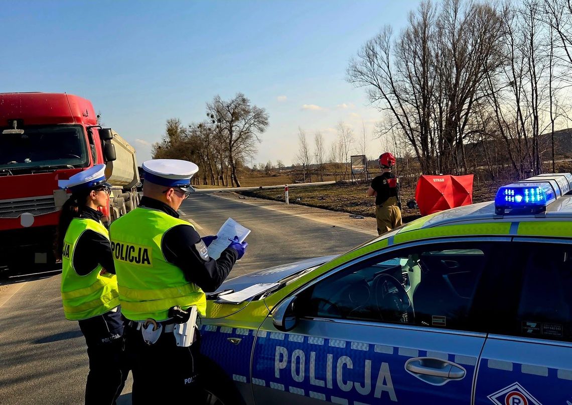 🚨 Tragiczny wypadek drogowy w Golubkach – nie żyje motocyklista