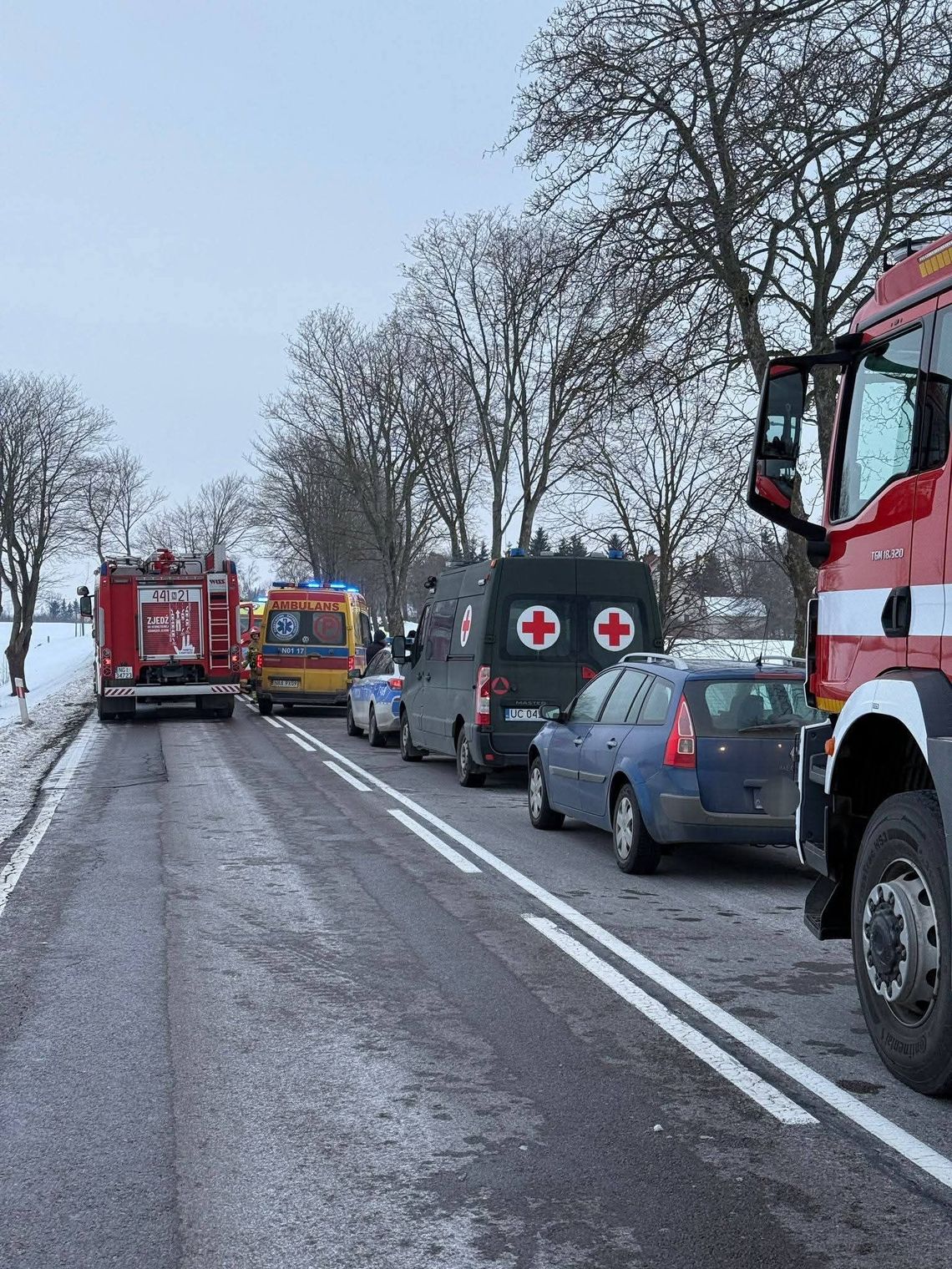 Tragiczny wypadek pod Giżyckiem. 21-latka zginęła na miejscu