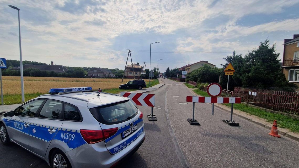 Ulica Krzywólka zamknięta. Awaria sieci gazowej podczas prac telekomunikacyjnych