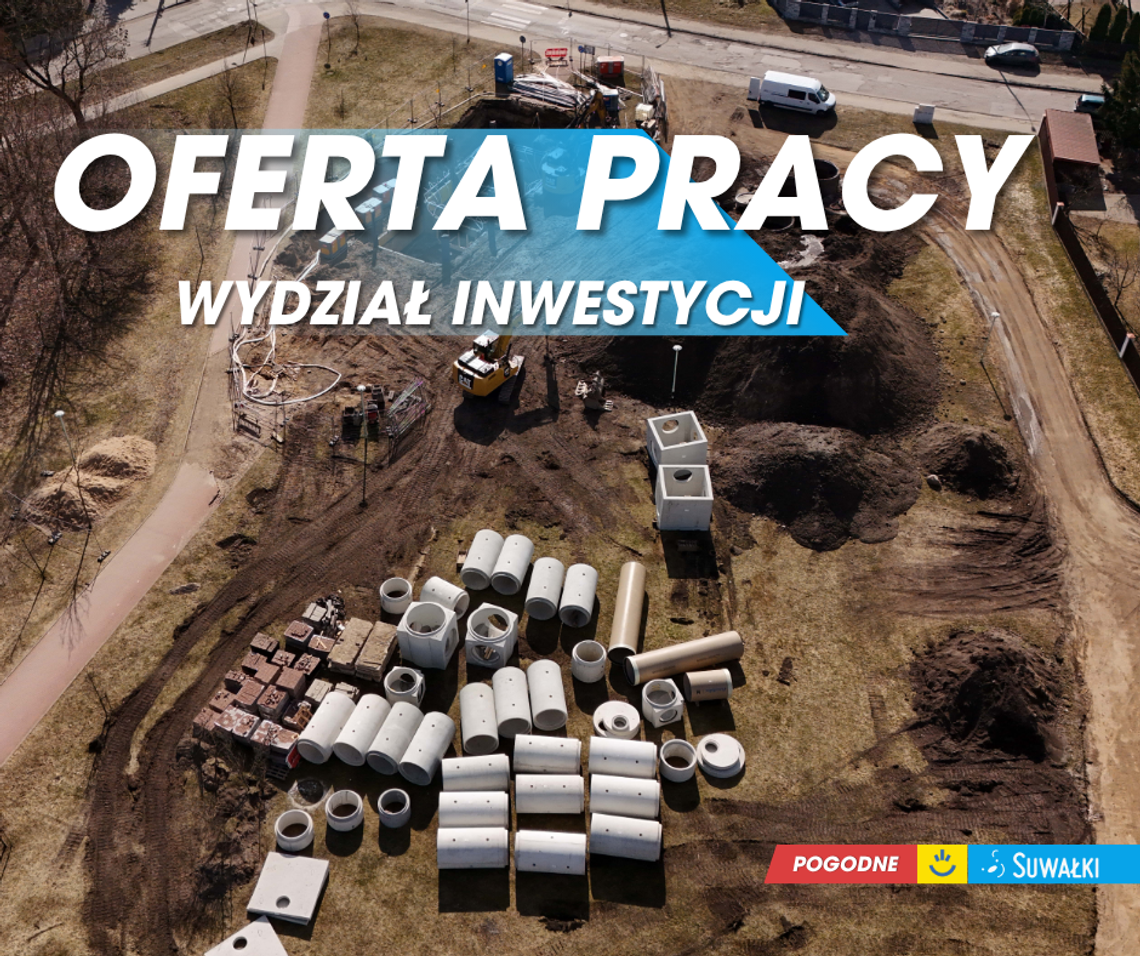 Urząd Miejski szuka specjalisty. Nabór do Wydziału Inwestycji