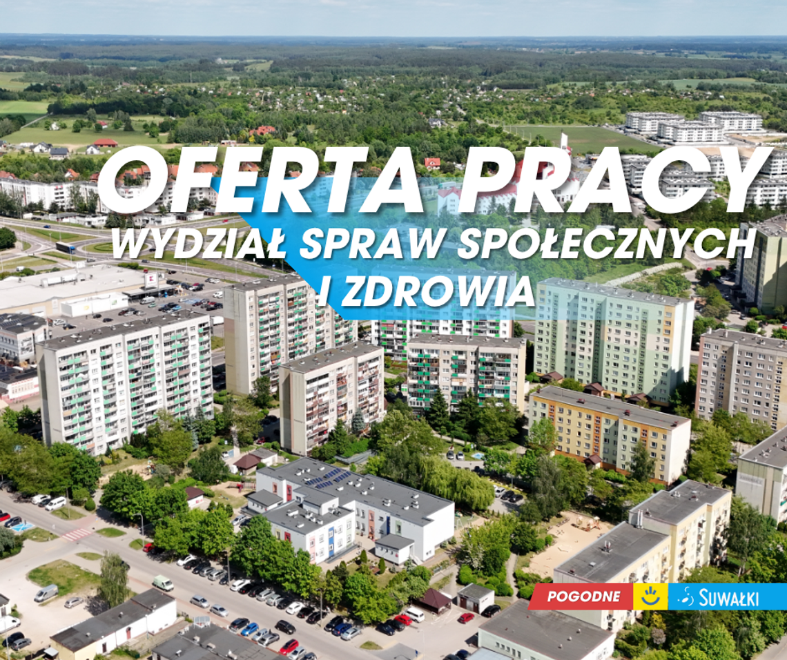 Urząd Miejski w Suwałkach szuka pracownika. Jest nabór na stanowisko podinspektora Urząd Miejski w Suwałkach szuka pracownika. Jest nabór na stanowisko podinspektora