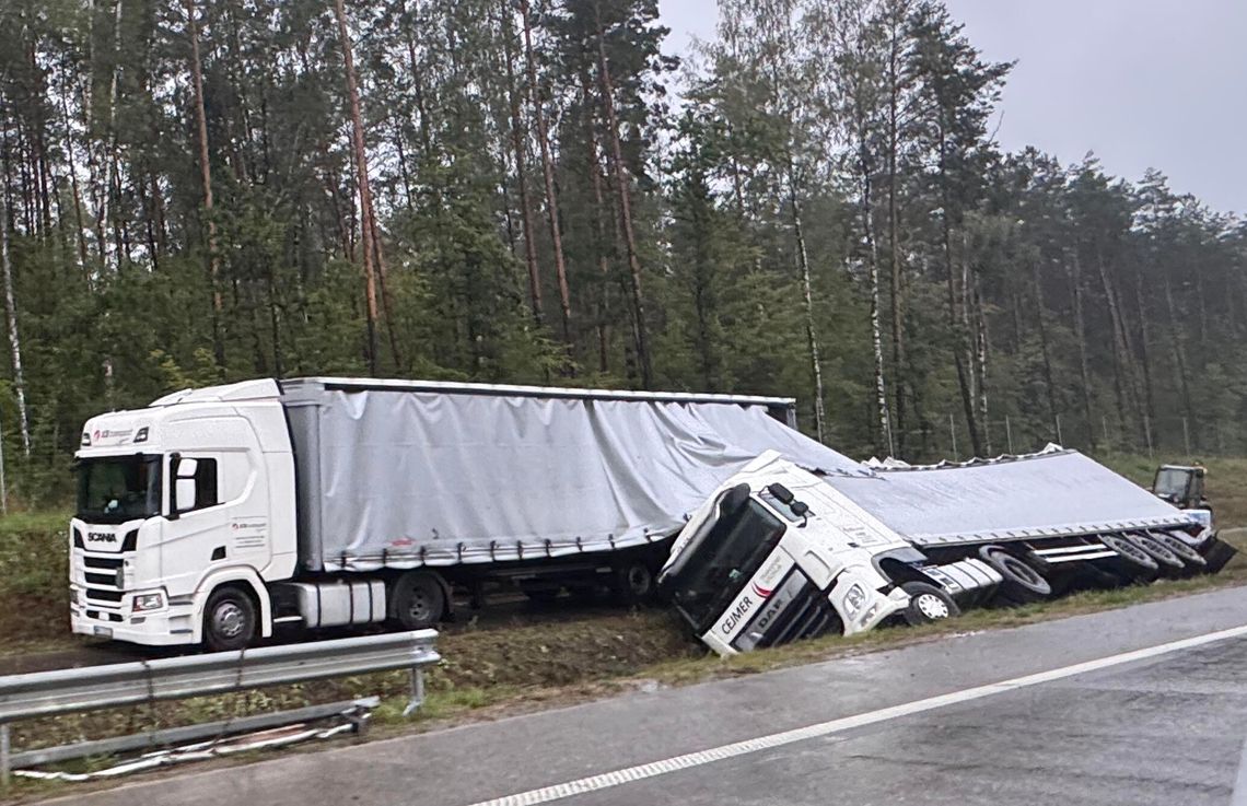 🚧 Utrudnienia na S61 – ruch tylko jednym pasem