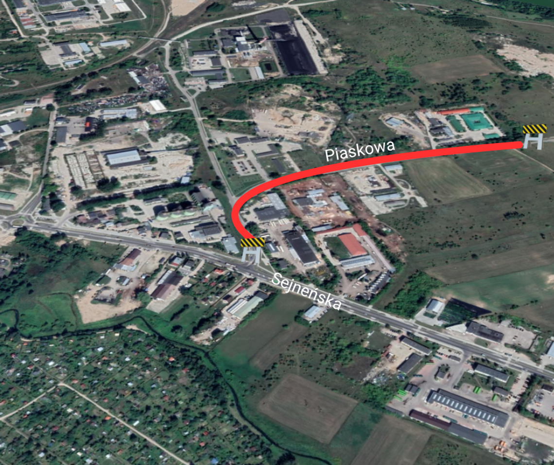 🚧 Utrudnienia na ul. Piaskowej w Suwałkach od 28 lipca – rusza rozbudowa drogi
