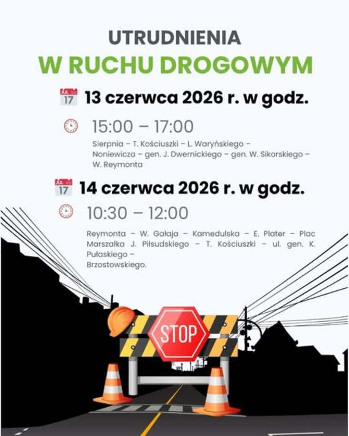 🐎🚦 Utrudnienia w ruchu podczas XXV Pikniku Kawaleryjskiego w Suwałkach 🐎🚦 Utrudnienia w ruchu podczas XXV Pikniku Kawaleryjskiego w Suwałkach