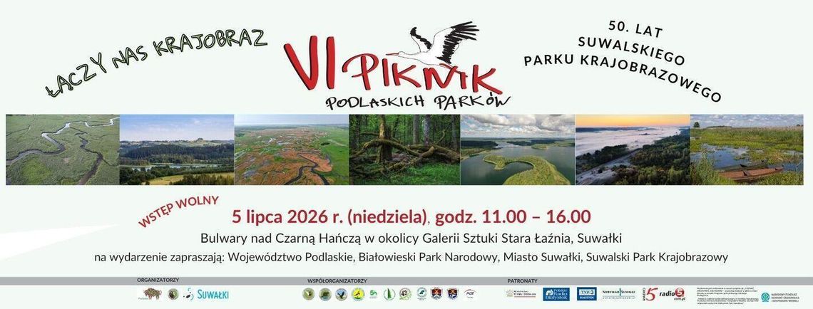 VI Piknik Podlaskich Parków Narodowych i Krajobrazowych już w niedzielę w Suwałkach VI Piknik Podlaskich Parków Narodowych i Krajobrazowych już w niedzielę w Suwałkach