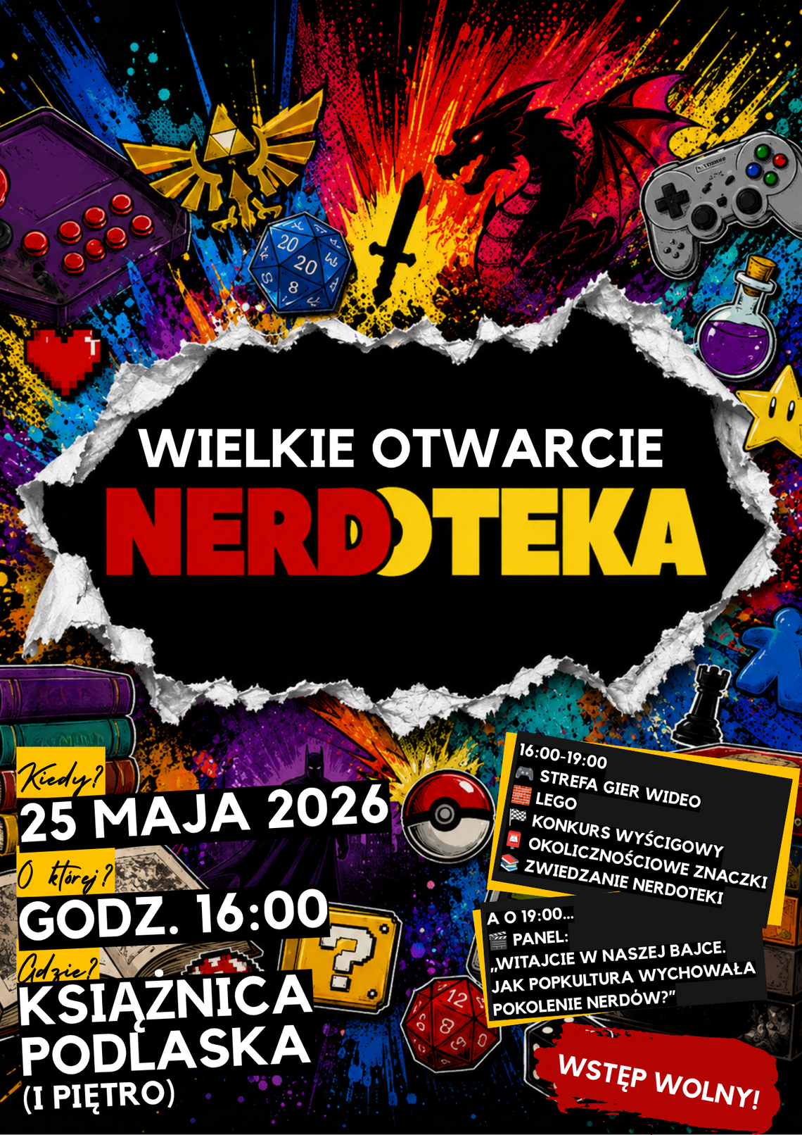 W Białymstoku powstaje pierwsza w Polsce biblioteka popkultury. Dziś otwarcie NERDOTEKI W Białymstoku powstaje pierwsza w Polsce biblioteka popkultury. Dziś otwarcie NERDOTEKI