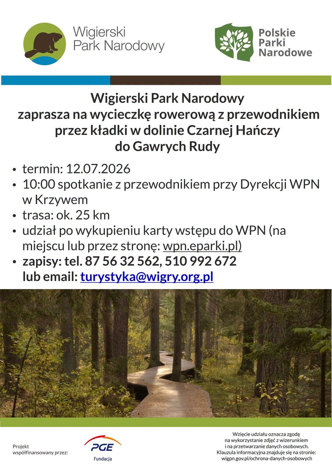 Weekend z przewodnikiem w Wigierskim Parku Narodowym. Pieszo i rowerem przez najpiękniejsze zakątki