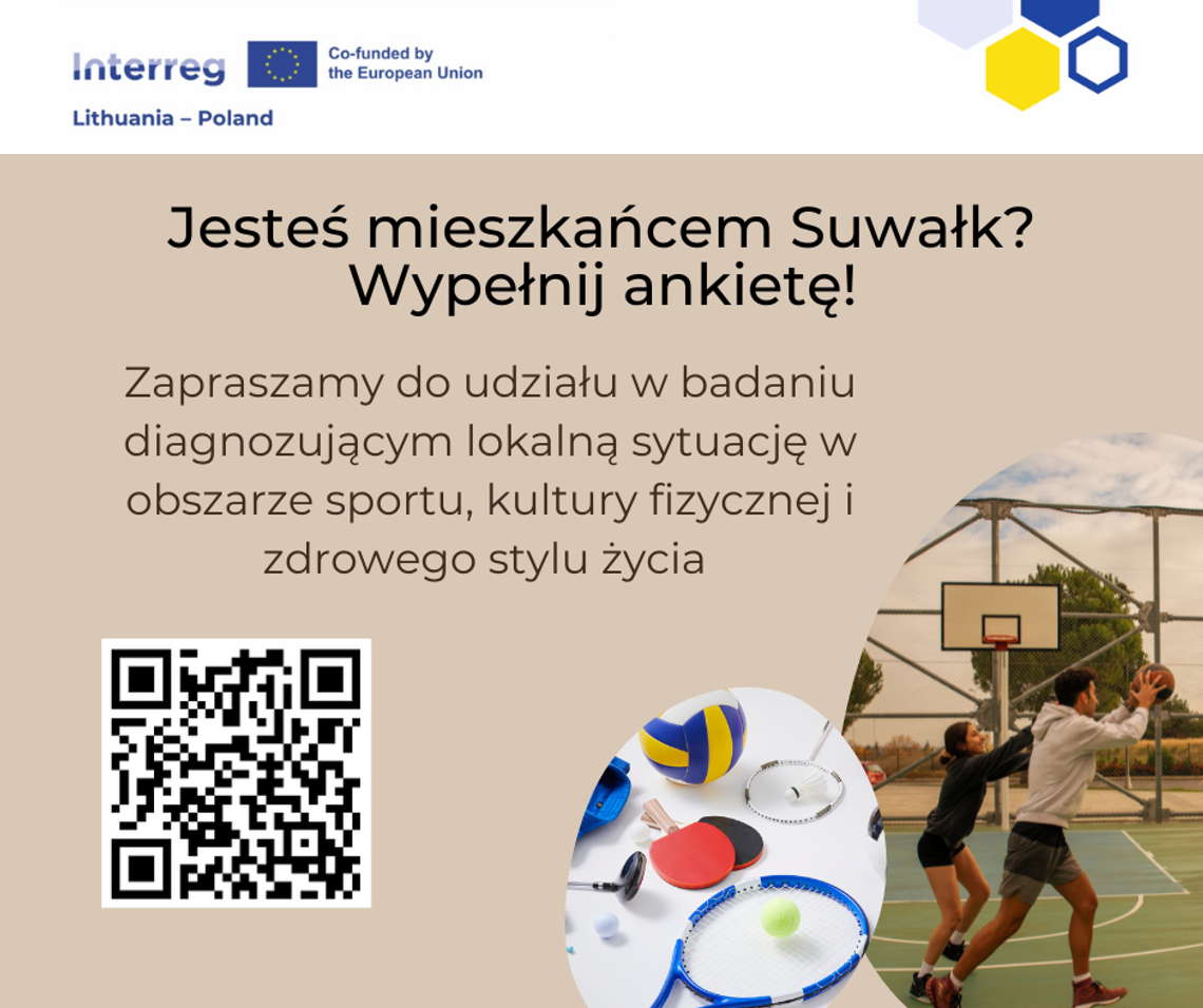 📝 Weź udział w ankiecie i pomóż kształtować sportową przyszłość Suwałk!