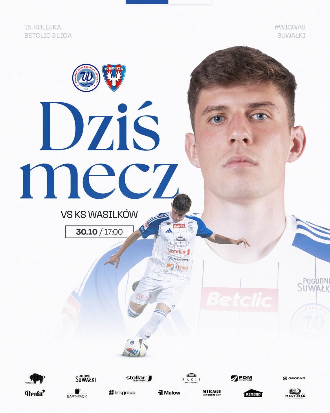 ⚽ Wigry Suwałki – KS Wasilków: czas na czwarte zwycięstwo z rzędu! 🔥