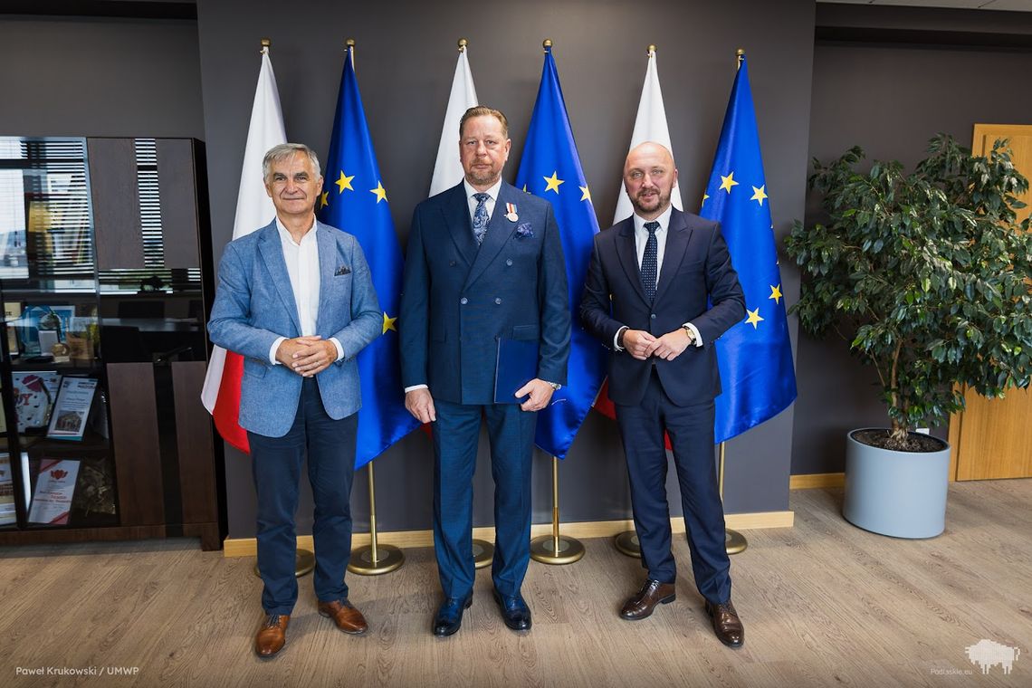 Wizyta Konsula Litwy w urzędzie marszałkowskim – Genadijus Mackelis zakończył misję w Polsce