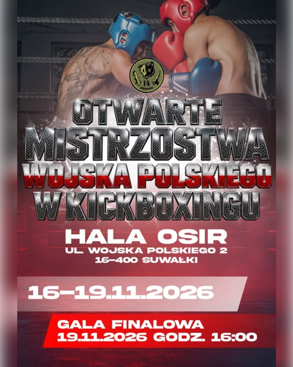 Wojsko Polskie powalczy o medale w Suwałkach. Cztery dni mistrzostw kickboxingu
