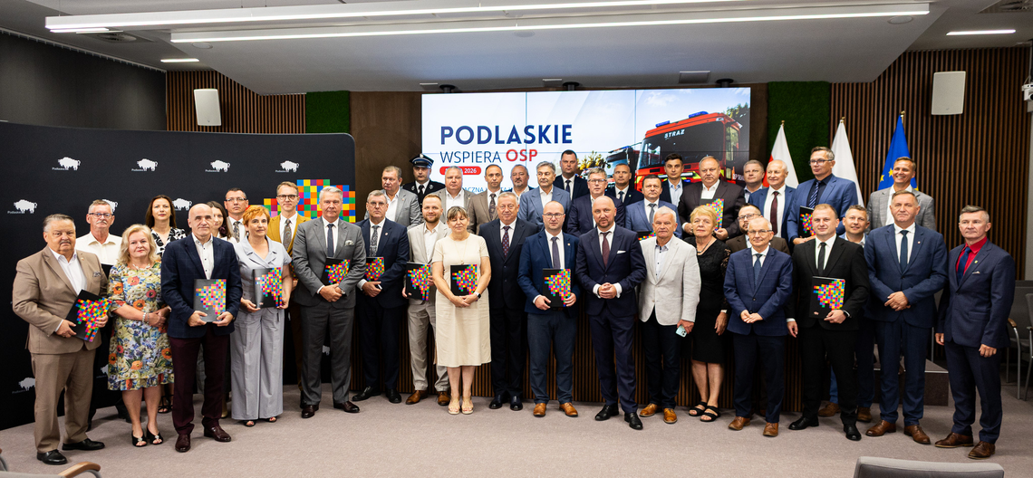 Wsparcie dla podlaskich Ochotniczych Straży Pożarnych