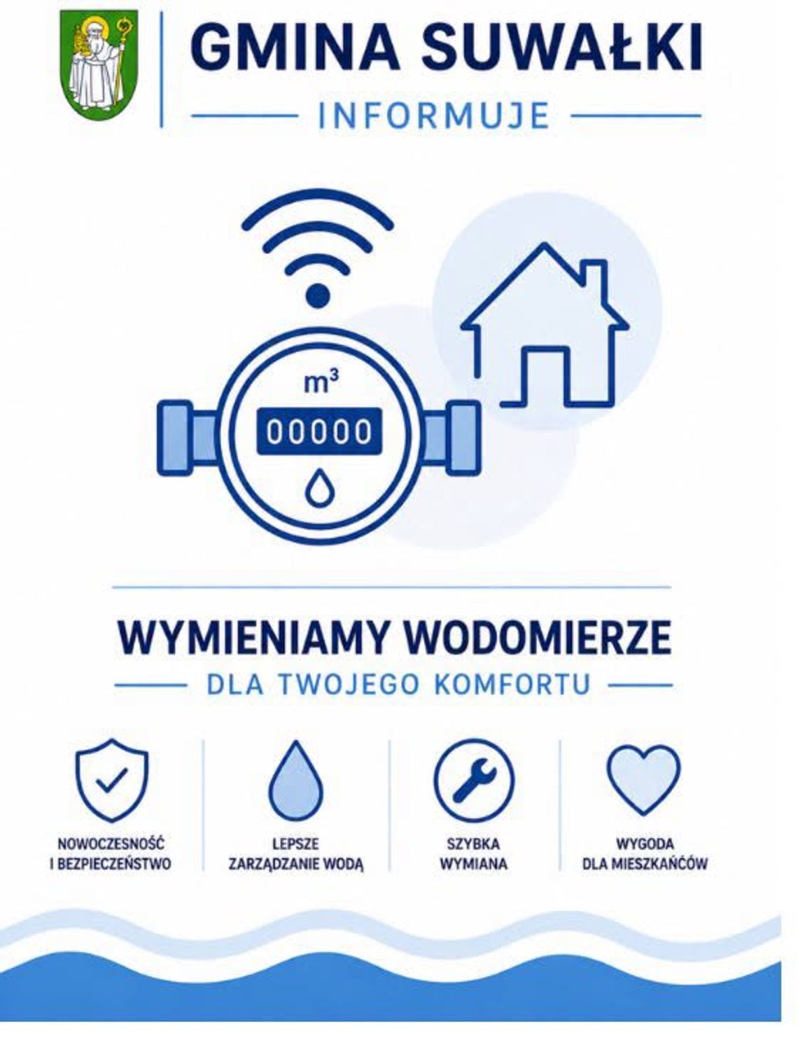 Wymiana wodomierzy w Płocicznie i Czarnakowiźnie. Sprawdź terminy prac Wymiana wodomierzy w Płocicznie i Czarnakowiźnie. Sprawdź terminy prac
