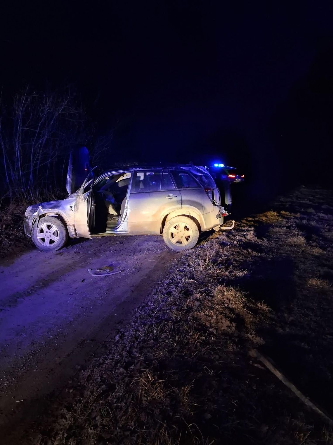 Wypadek drogowy w Lakielach, pięć osób poszkodowanych