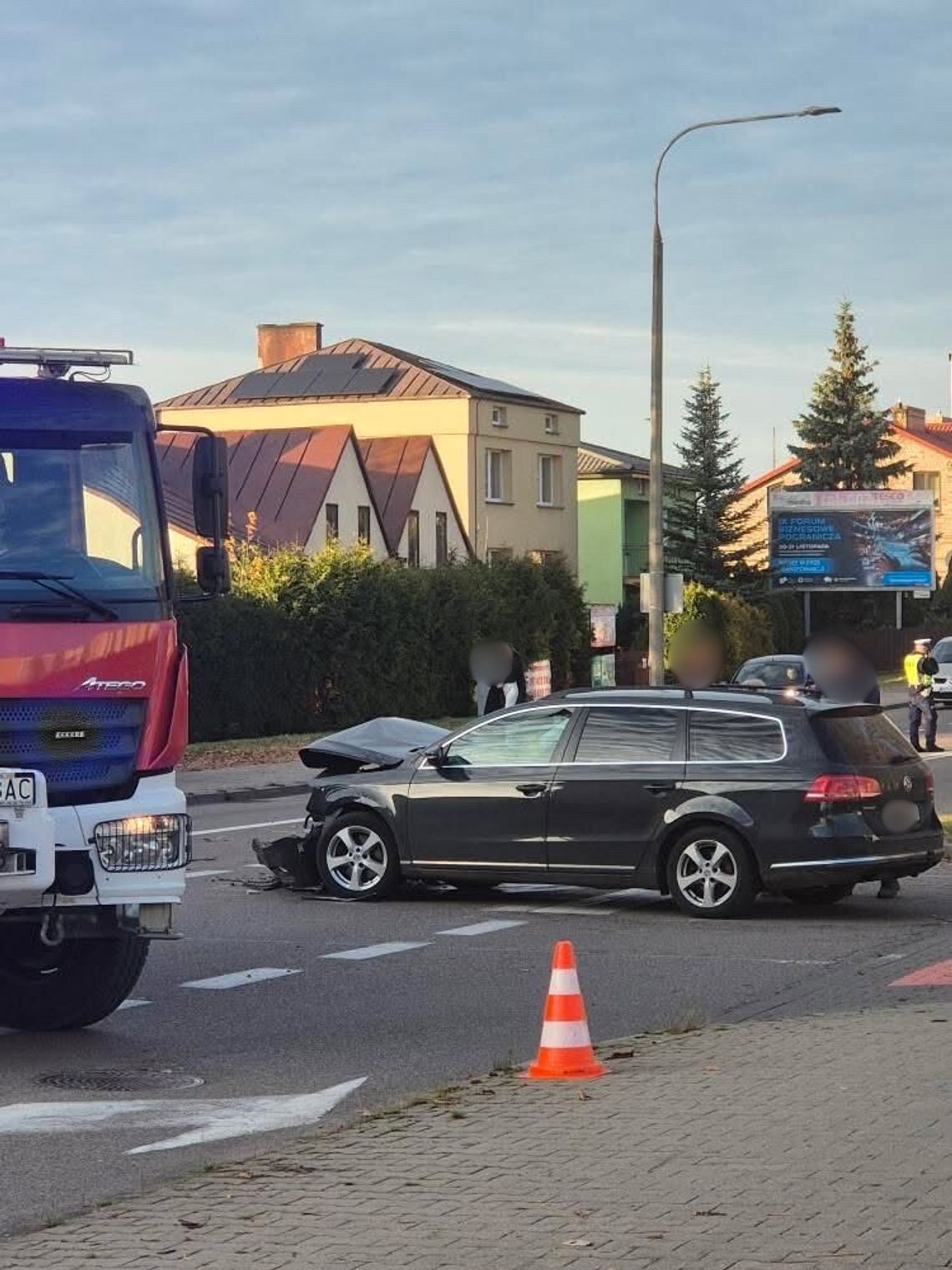 🚨 Wypadek na ul. Wojska Polskiego! 🚓
