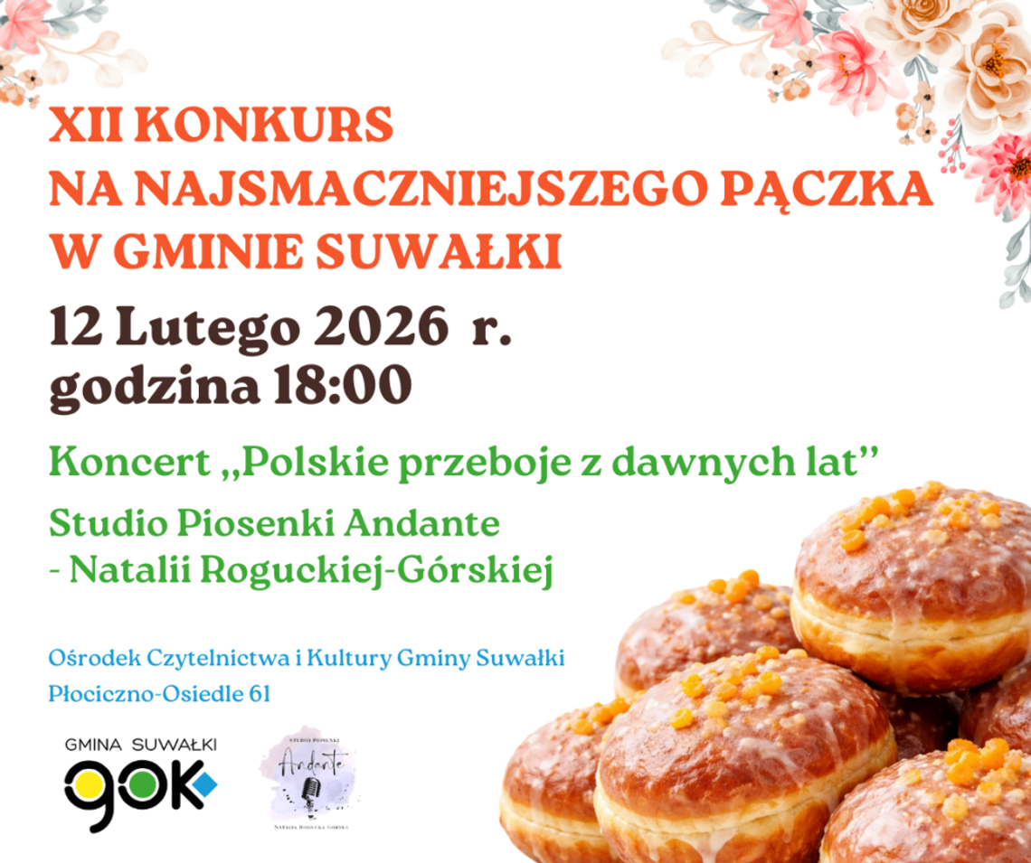 XII Konkurs na Najsmaczniejszego Pączka w Gminie Suwałki