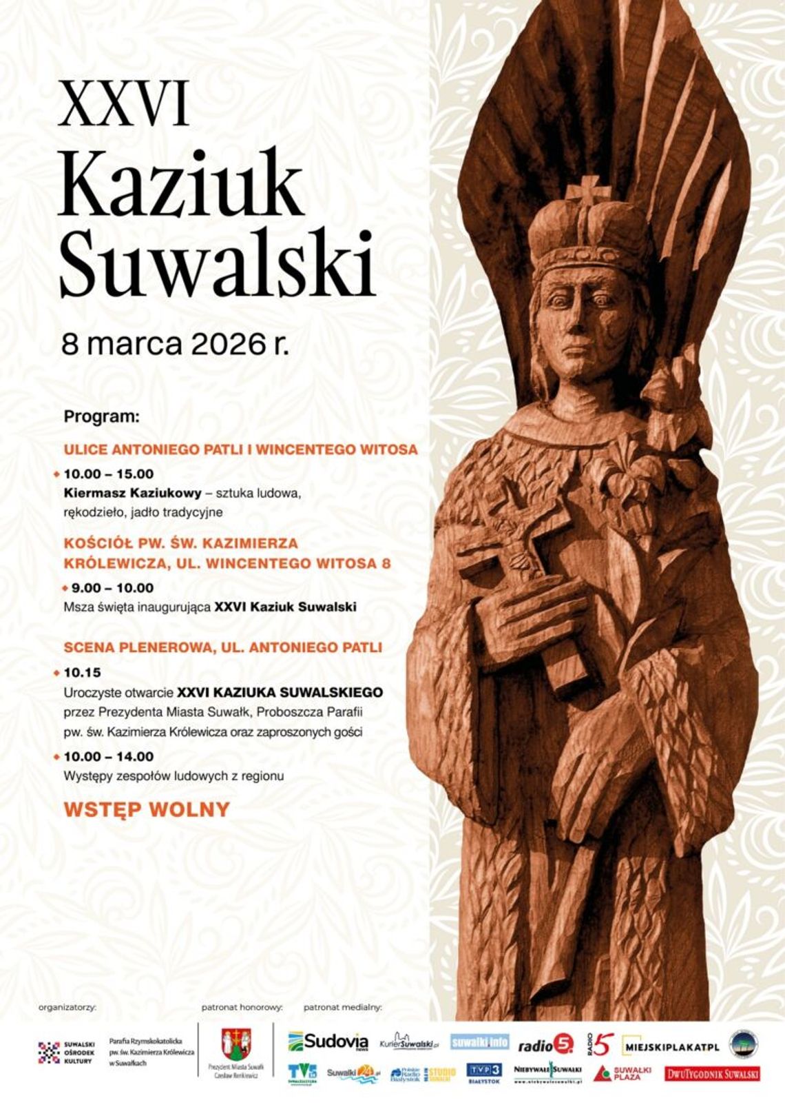 XXVI Kaziuk Suwalski już 8 marca