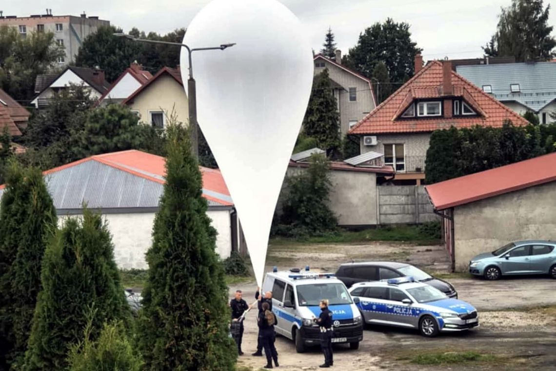 🚨 Zabezpieczone balony przemytników – nielegalny transport papierosów przerwany