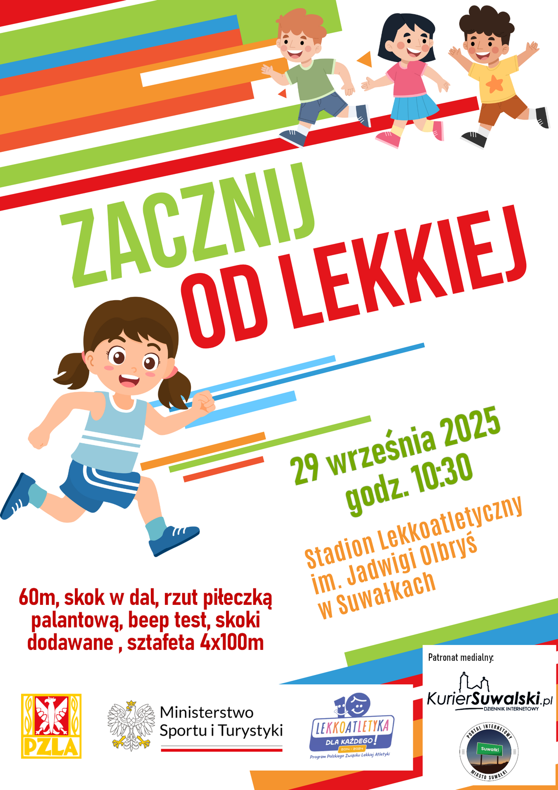 Zacznij od lekkiej – sportowa przygoda dzieci i młodzieży w Suwałkach