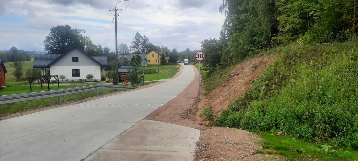Zakończono budowę drogi Leszczewek – Leszczewo Zakończono budowę drogi Leszczewek – Leszczewo