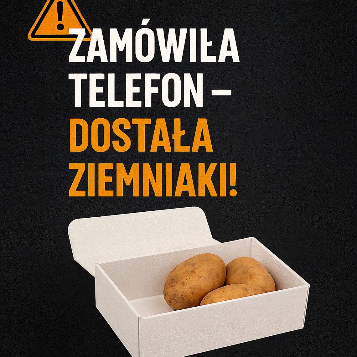 📦 Zamówiła telefon – dostała ziemniaki! 📦 Zamówiła telefon – dostała ziemniaki!