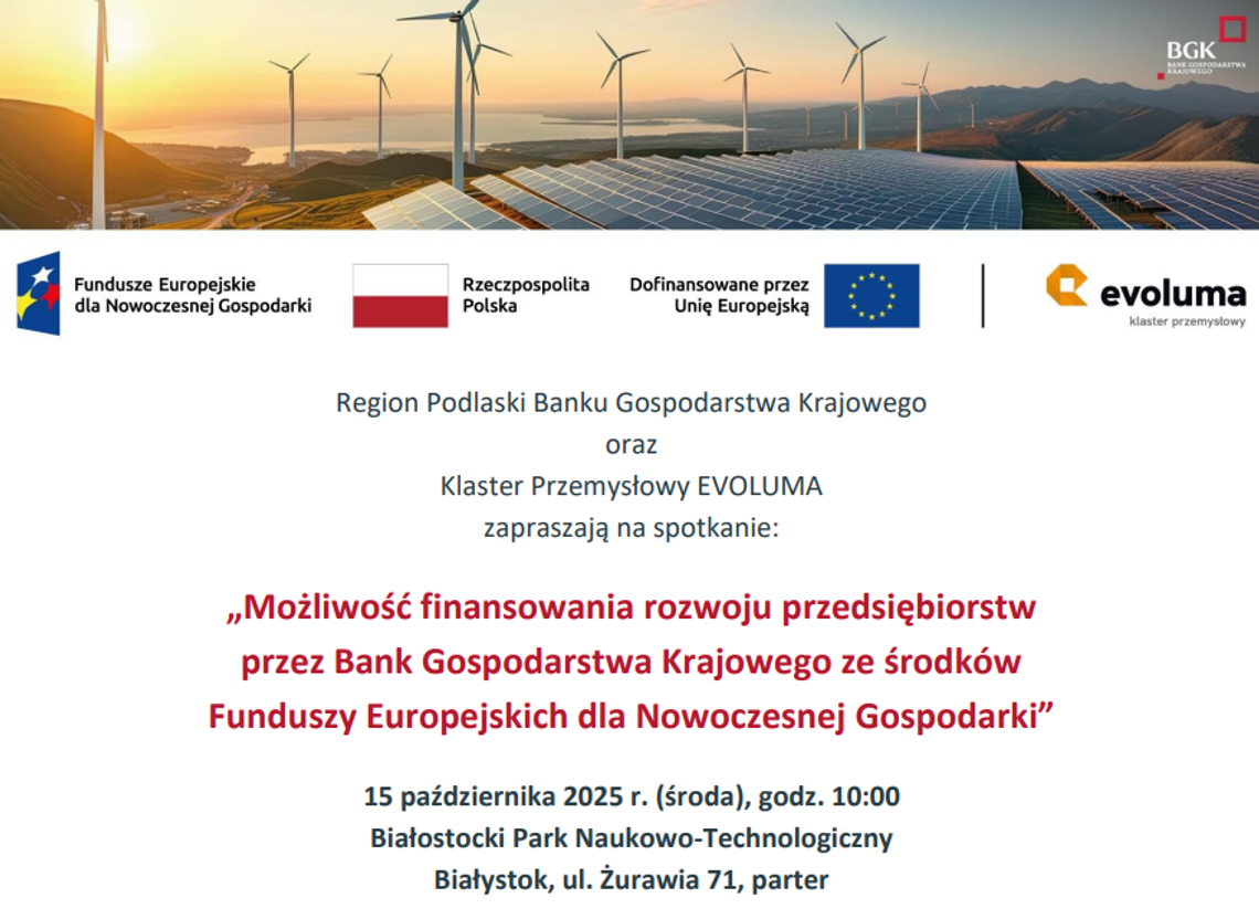 💼 Zaproszenie dla przedsiębiorców: spotkanie o kredycie ekologicznym i finansowaniu rozwoju firm 💼 Zaproszenie dla przedsiębiorców: spotkanie o kredycie ekologicznym i finansowaniu rozwoju firm