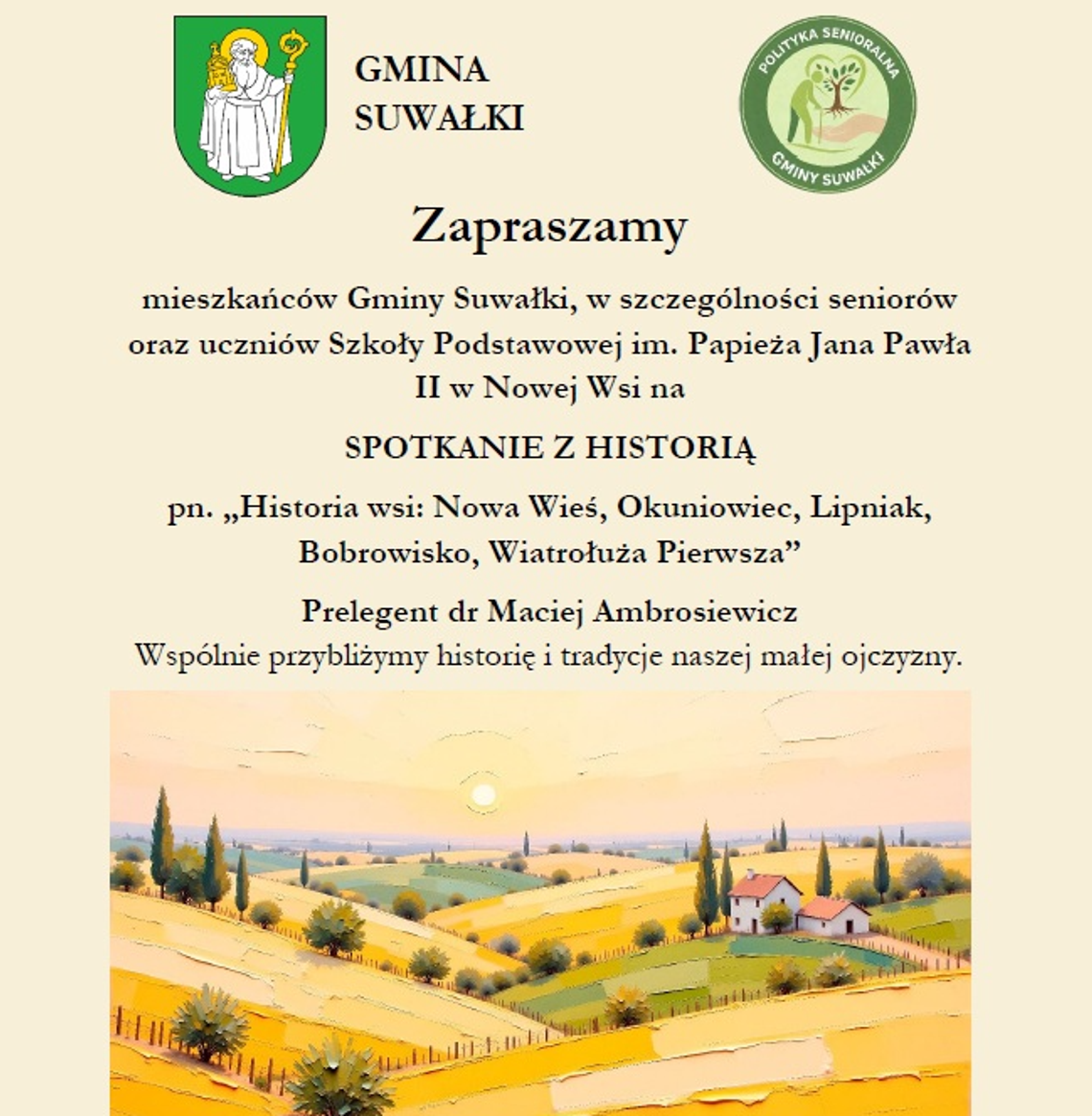 Zaproszenie na Spotkanie z Historią. Opowieści, które łączą pokolenia 📜