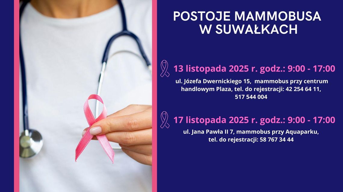 🎀 Zbadaj piersi profilaktycznie w Suwałkach!