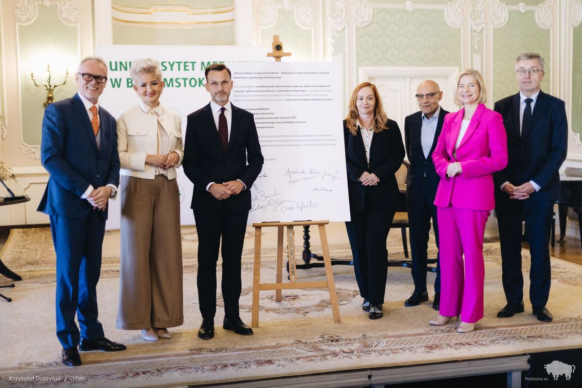 „Zdrowa kobieta, bezpieczne Podlaskie” 💖 – wspólna deklaracja na rzecz zdrowia kobiet
