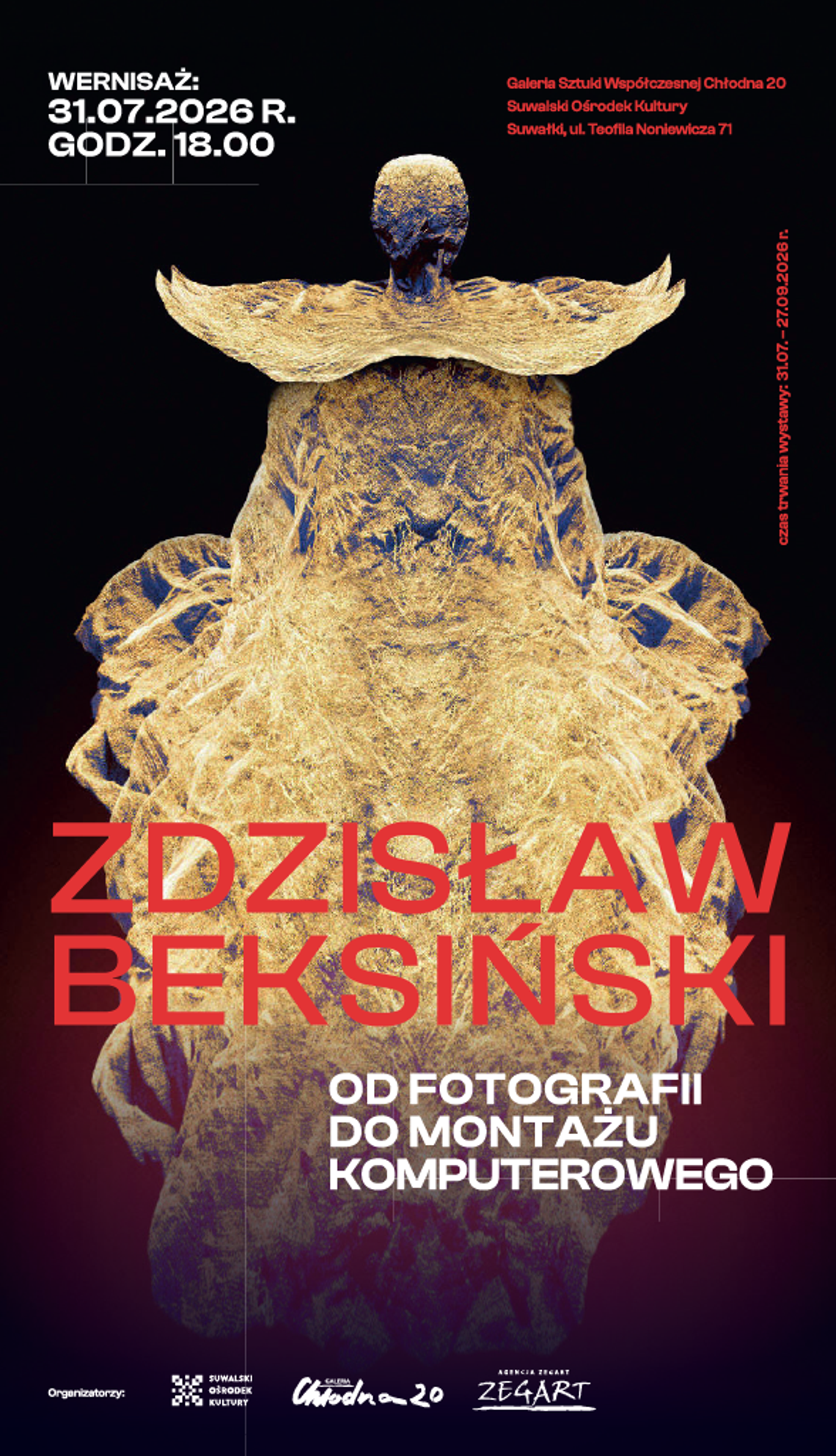 Zdzisław Beksiński w Suwałkach. Wyjątkowa wystawa w Galerii Chłodna 20