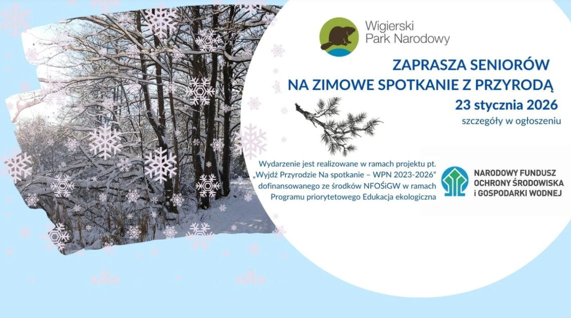 ❄️ Zimowe spotkanie z przyrodą dla seniorów z okazji Dnia Babci i Dziadka ❄️ Zimowe spotkanie z przyrodą dla seniorów z okazji Dnia Babci i Dziadka