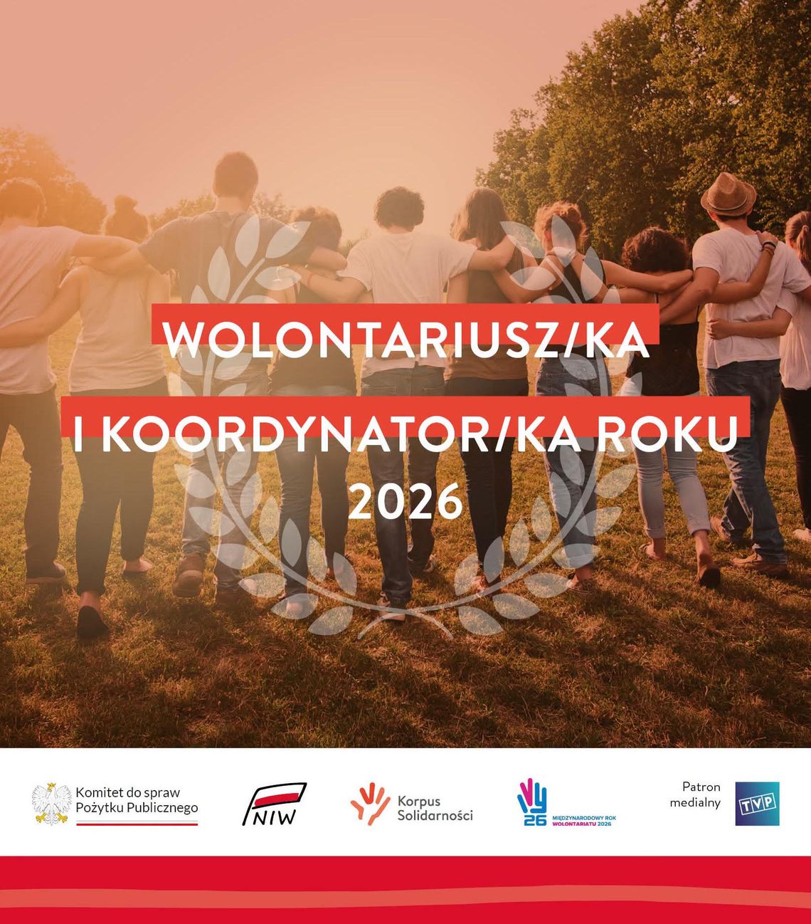 Znasz kogoś, kto pomaga innym? Zgłoś go do konkursu Wolontariusz Roku 2026 Znasz kogoś, kto pomaga innym? Zgłoś go do konkursu Wolontariusz Roku 2026