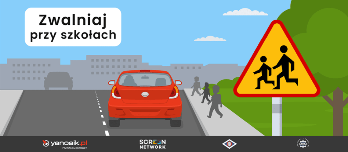 🚦 Zwalniaj przy szkołach! Rusza ogólnopolska akcja Policji i partnerów