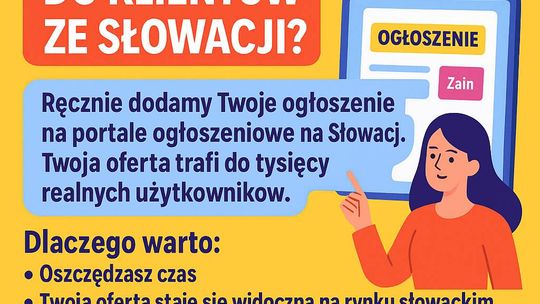dodawanie ogłoszeń Słowacja - promocja na rynek słowacki dodawanie ogłoszeń Słowacja - promocja na rynek słowacki