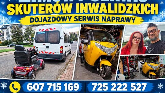 DOJAZDOWY SERWIS SKUTERÓW INWALIDZKICH Suwałki - ZADBAJ O SPRZĘT ZIMĄ