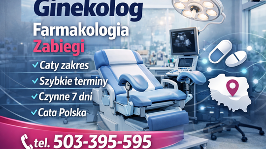 GINEKOLOG FARMAKOLOGIA KOMPLEKSOWE USŁUGI/CAŁA POLSKA/ GINEKOLOG FARMAKOLOGIA KOMPLEKSOWE USŁUGI/CAŁA POLSKA/