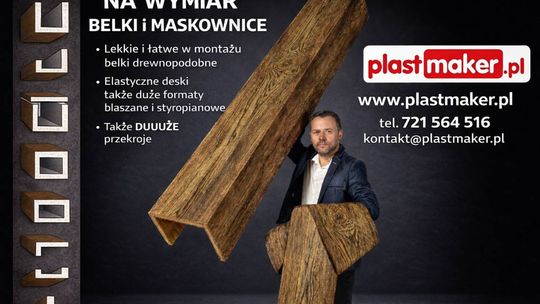 MASKOWNICE na wymiar - belki dekoracyjne DREWNOPODOBNE