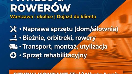 Serwis Siłowni i Sprzętu Sportowego, Mobilny Technik, Warszawa/Łódź/Lublin/Kielce/Olsztyn Serwis Siłowni i Sprzętu Sportowego, Mobilny Technik, Warszawa/Łódź/Lublin/Kielce/Olsztyn