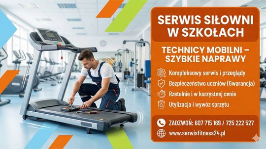 Serwis siłowni w szkołach - Technicy Mobilni Serwis siłowni w szkołach - Technicy Mobilni