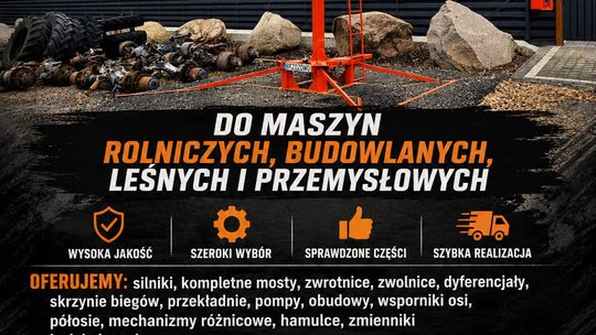 silnik, kompletny most, zwrotnica, zwolnica, dyferencjał, skrzynia biegów, przekładnia, pompa