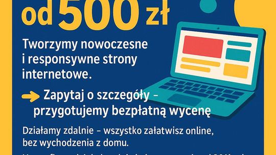 Tanie strony internetowe - od 500 zł ! Gotowa nawet w kilka dni! Tanie strony internetowe - od 500 zł ! Gotowa nawet w kilka dni!