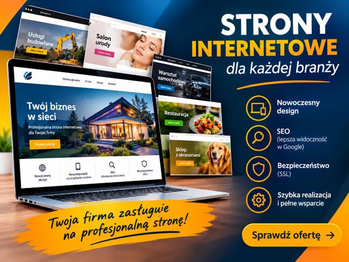 Firmy remontowej bez strony traci klientów codziennie - jednorazowa opłata