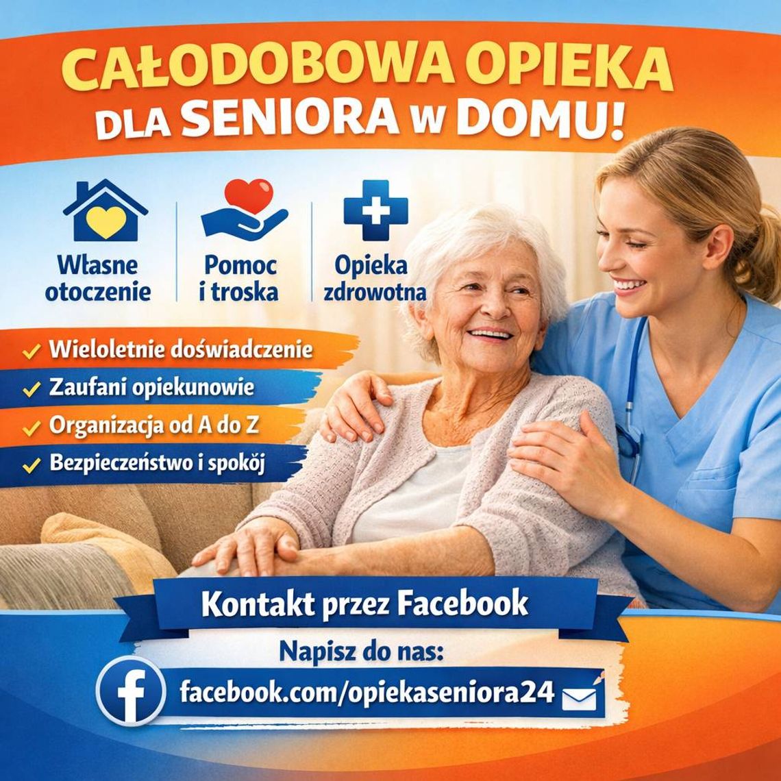 Oferujemy całodobową opieka domową nad seniorami Oferujemy całodobową opieka domową nad seniorami