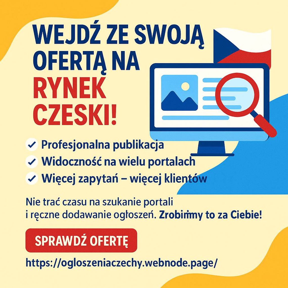 Promocja Twojej ofery w Czechach, dodawanie ogłoszeń Promocja Twojej ofery w Czechach, dodawanie ogłoszeń