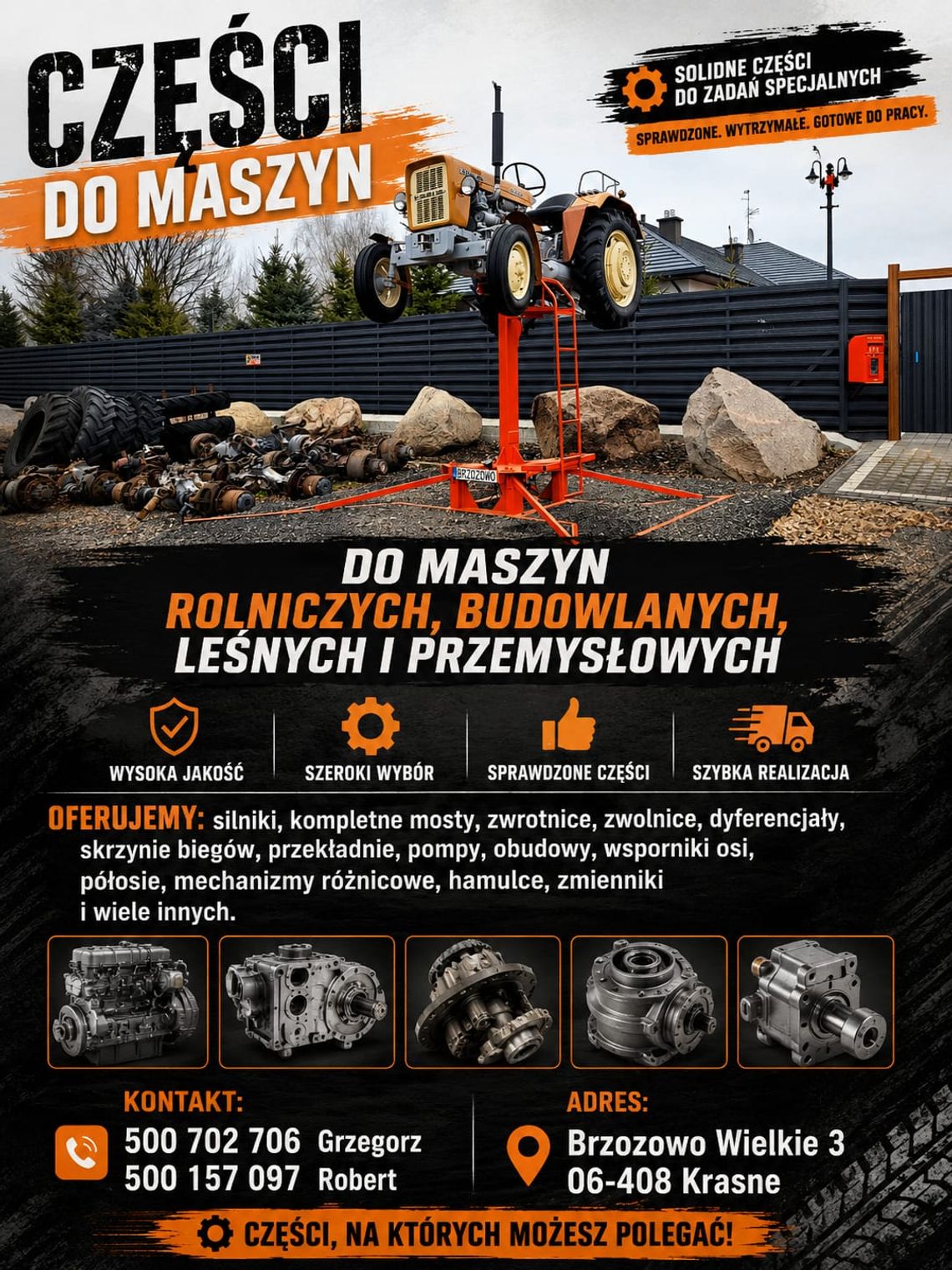 silnik, kompletny most, zwrotnica, zwolnica, dyferencjał, skrzynia biegów, przekładnia, pompa silnik, kompletny most, zwrotnica, zwolnica, dyferencjał, skrzynia biegów, przekładnia, pompa