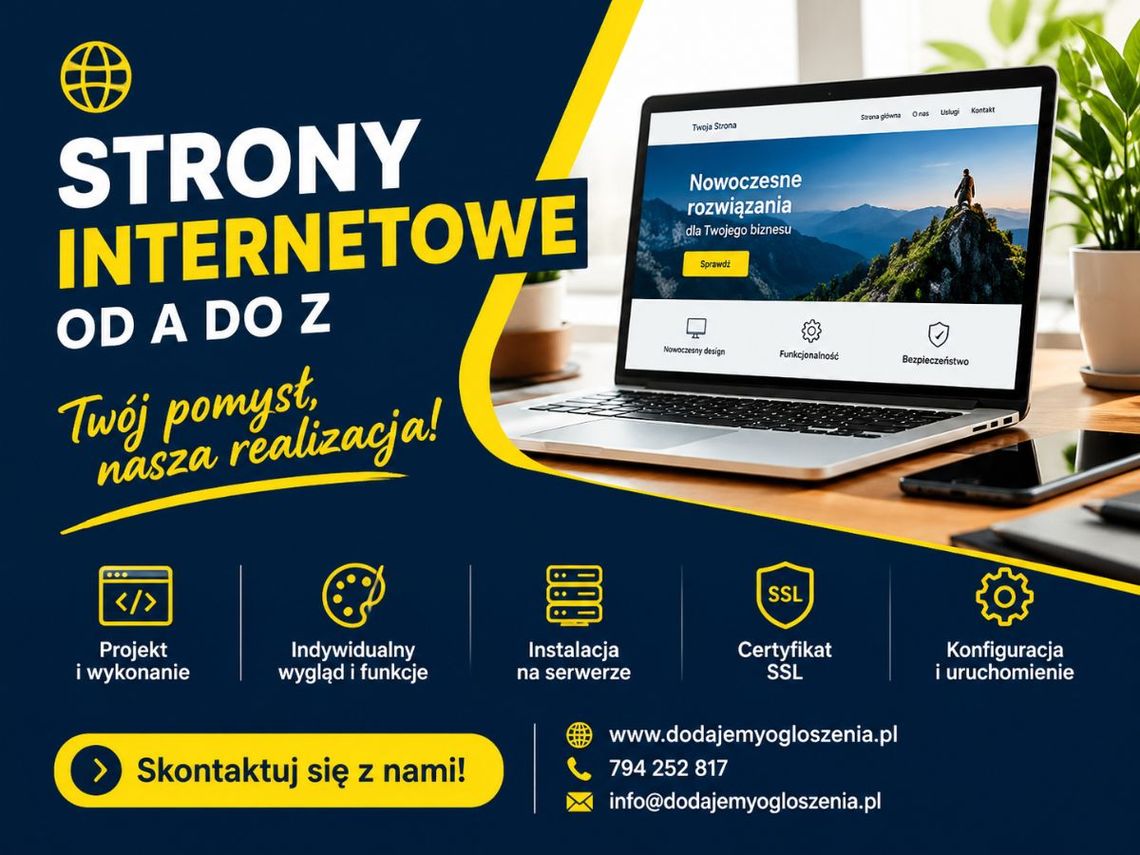 Strona WWW według Twojego pomysłu