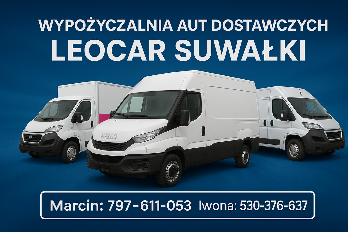 LEOCAR Wypożyczalnia samochodów dostawczych Autolaweta Kontener Winda LEOCAR Wypożyczalnia samochodów dostawczych Autolaweta Kontener Winda